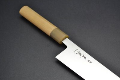 Masamoto KS Gyuto 240mm - Brown Ferule - Image 5