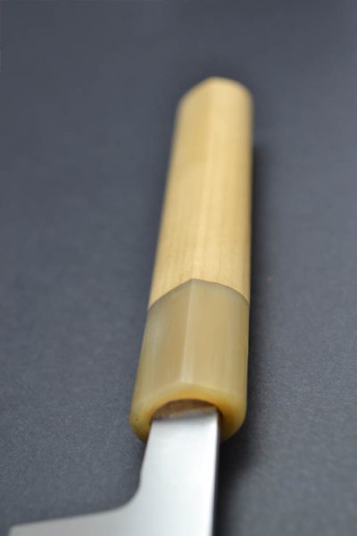 Masamoto KS Sujihiki 240mm - Brown ferule - Image 4