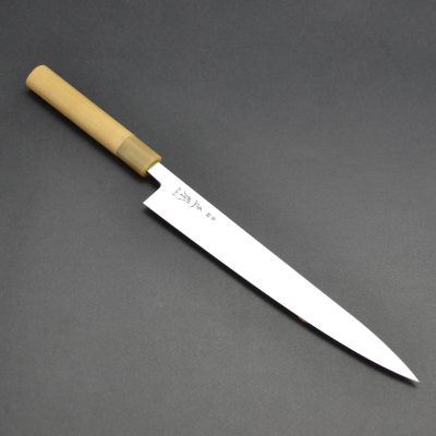 Masamoto KS Sujihiki 240mm - Brown ferule