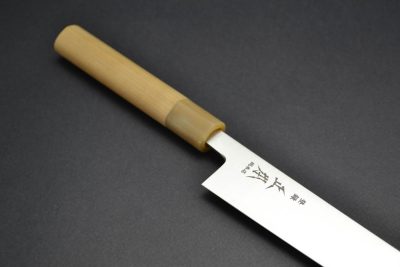Masamoto KS Sujihiki 240mm - Brown ferule - Image 2