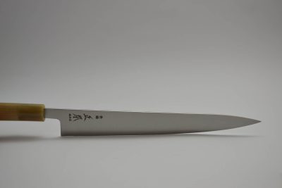 Masamoto KS Sujihiki 240mm - Brown ferule - Image 6