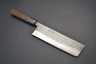 Wakui Tsuchime Stain. Clad Shirogami 2 Nakiri 180m
