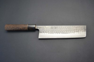 Wakui Tsuchime Stain. Clad Shirogami 2 Nakiri 180m - Image 4