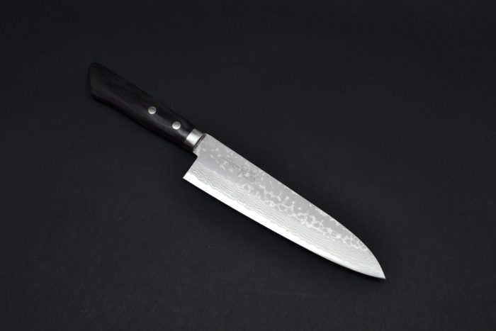 Masutani Damascus Gyuto 185mm - Pakka Wood - Image 4