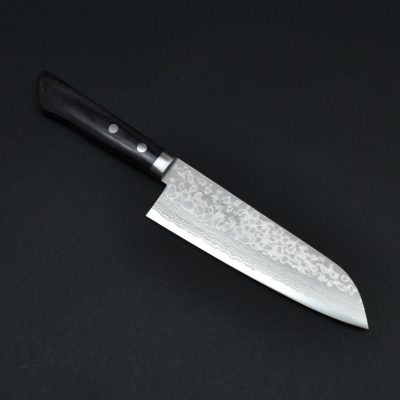Masutani Damascus Santoku 170mm - Pakka