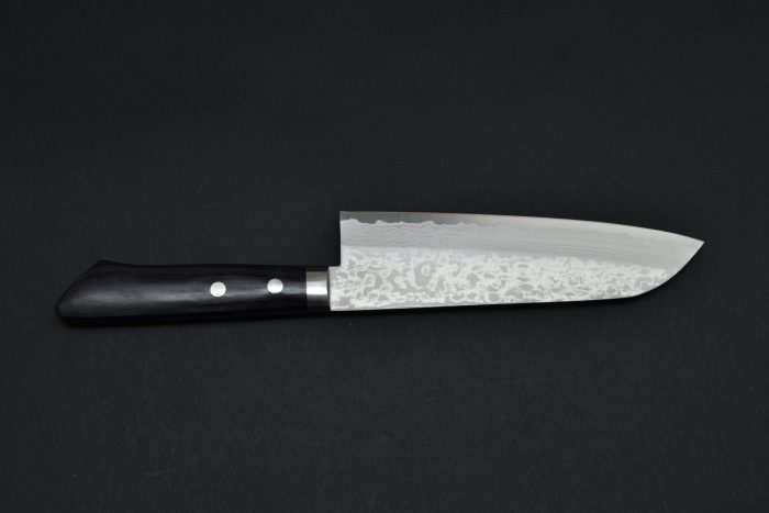 Masutani Damascus Santoku 170mm - Pakka - Image 5