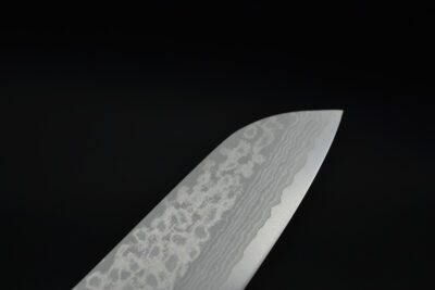 Masutani Damascus Santoku 170mm - Pakka - Image 4