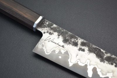 Wanchana San Mai Tsuchime Kuruchi Kiritsuke 190mm - Image 3