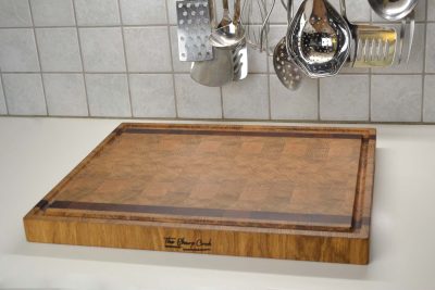 Cutting Board Oak & Sapele Model 020