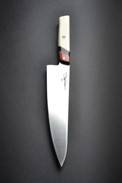 Dikristo Polished Laser Gyuto 210mm white - Image 6