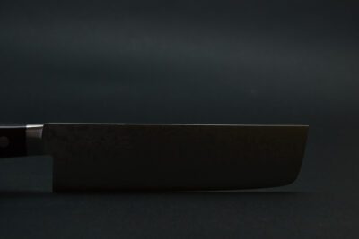 Masutani Damascus Nakiri 170mm Black Pakka - Image 7