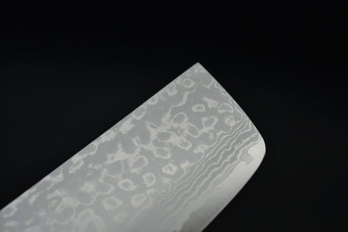 Masutani Damascus Nakiri 170mm Black Pakka - Image 5