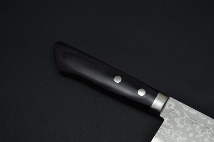 Masutani Damascus Nakiri 170mm Black Pakka - Image 2