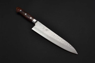 Nakamura Kaishin Damascus Hammered Gyuto 210mm - Image 7