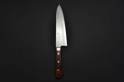 Nakamura Kaishin Damascus Hammered Gyuto 210mm - Image 6