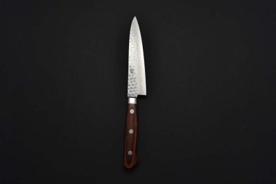 Nakamura Kaishin Damascus Hammered Petty 135mm - Image 3
