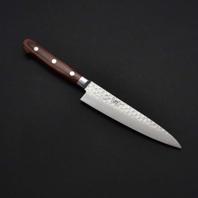 Nakamura Kaishin Damascus Hammered Petty 135mm