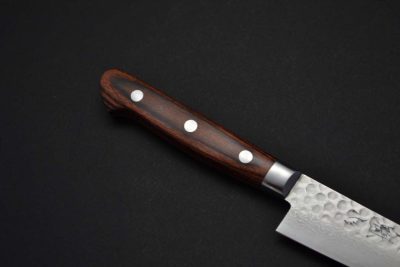 Nakamura Kaishin Damascus Hammered Petty 135mm - Image 2