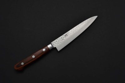 Nakamura Kaishin Damascus Hammered Petty 135mm - Image 4