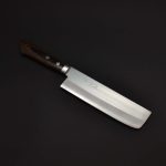 Masutani Polished Nakiri 170mm Black Pakka