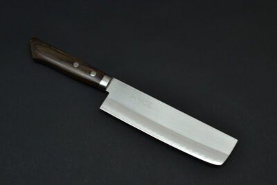 Masutani Polished Nakiri 170mm Black Pakka - Image 10
