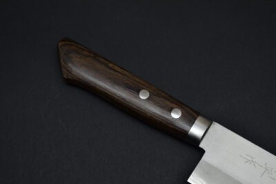 Masutani Polished Nakiri 170mm Black Pakka - Image 8