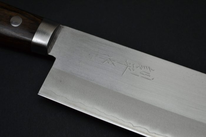 Masutani Polished Nakiri 170mm Black Pakka - Image 7