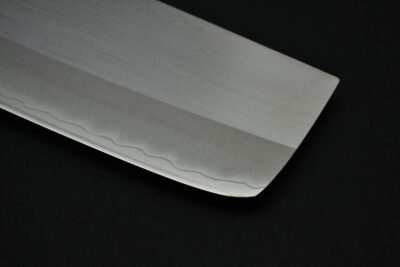Masutani Polished Nakiri 170mm Black Pakka - Image 6
