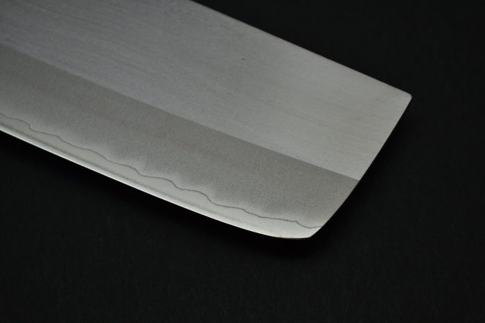 Masutani Polished Nakiri 170mm Black Pakka - Image 6