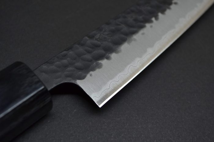 Hokiyama Tosaichi Shadow Petty 150mm Aogami Super Walnut - Image 6
