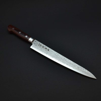 Kanetsune KC-906 Sujihiki με μοτίβο «Hammered Damascus», 240 mm
