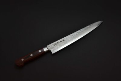 Kanetsune KC-906 Sujihiki με μοτίβο «Hammered Damascus», 240 mm - Image 6