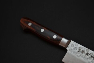 Kanetsune KC-905 Hammered Damascus Nakiri 160mm - Image 6