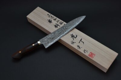 Shigeki Tanaka SG2 Damascus Ironwood Gyuto 240mm - Image 15