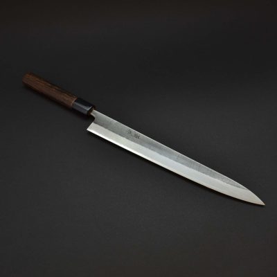 Wakui Nashiji Sujihiki 270mm Shirogami 2 Stainless Cladd