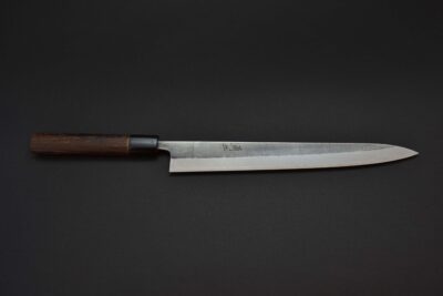 Wakui Nashiji Sujihiki 270mm Shirogami 2 Stainless Cladd - Image 7