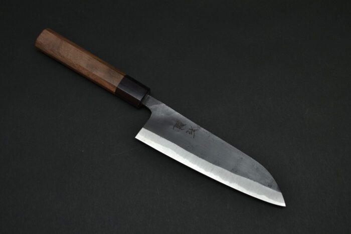 Ishizuchi Kurouchi Aogami-2 Santoku 165mm - Image 8