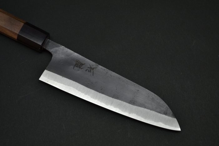 Ishizuchi Kurouchi Aogami-2 Santoku 165mm - Image 6