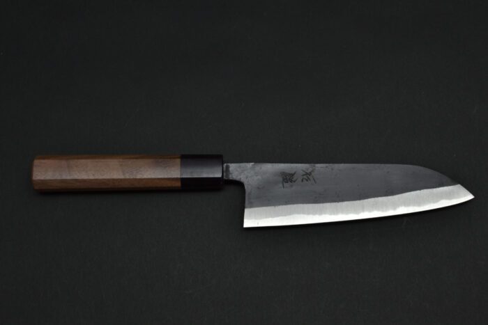 Ishizuchi Kurouchi Aogami-2 Santoku 165mm - Image 5