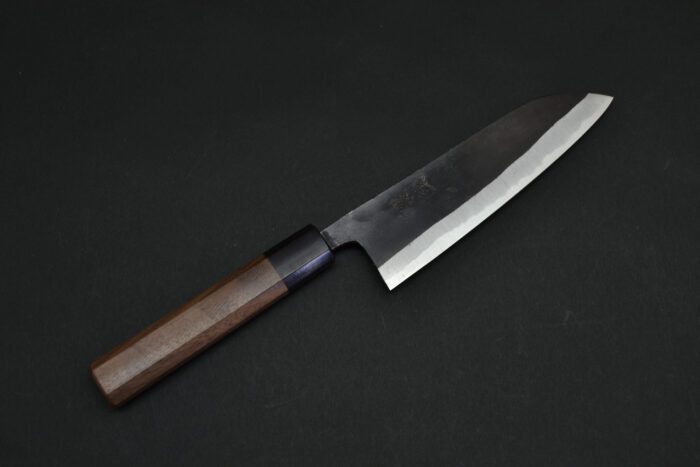 Ishizuchi Kurouchi Aogami-2 Santoku 165mm - Image 4