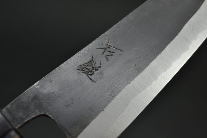 Ishizuchi Kurouchi Aogami-2 Santoku 165mm - Image 3