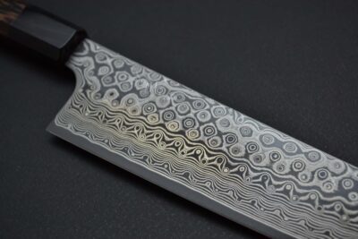 Nigara Anmon Kurozome Kiritsuke 210mm - Image 8