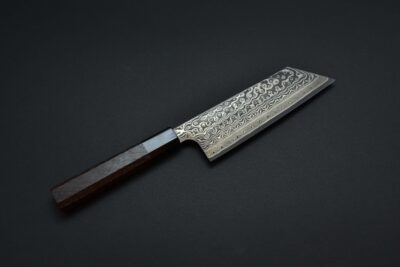 Nigara Anmon Kurozome Nakiri 180mm - Image 8