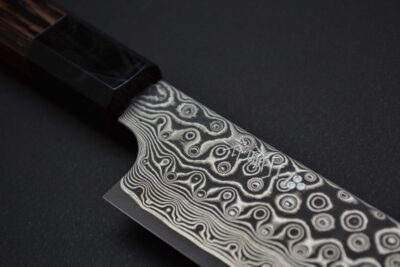 Nigara Anmon Kurozome Sujihiki Kiritsuke 255mm - Image 6