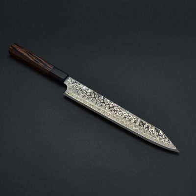 Nigara Anmon Kurozome Sujihiki Kiritsuke 255mm