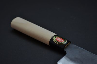 Yoshida Hamono Kurouchi Aogami-2 Nakiri 165mm - Image 2