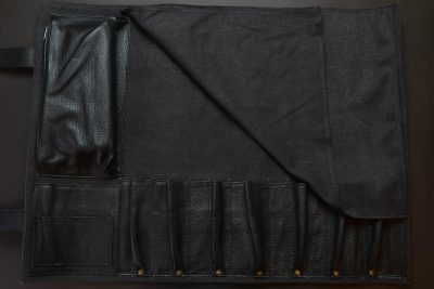 Knife Roll Canvas Grey / Black - Image 7