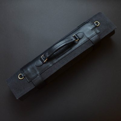 Knife Roll Canvas Grey / Black - Image 4