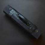 Knife Roll Canvas Grey / Black