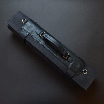 Knife Roll Canvas Grey / Black